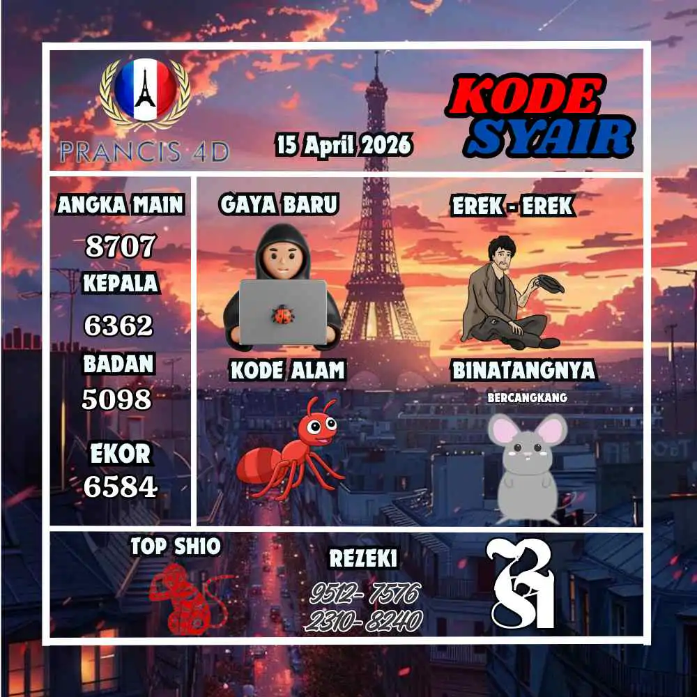 Kode Syair Prancis4D Pools April 2026